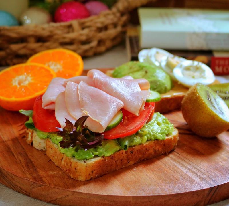 Turkey Avocado Club with Citrus & Egg