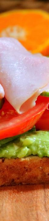 Turkey Avocado Club with Fruit