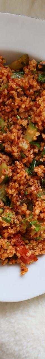 Turkish Bulgur Salad with Pomegranate