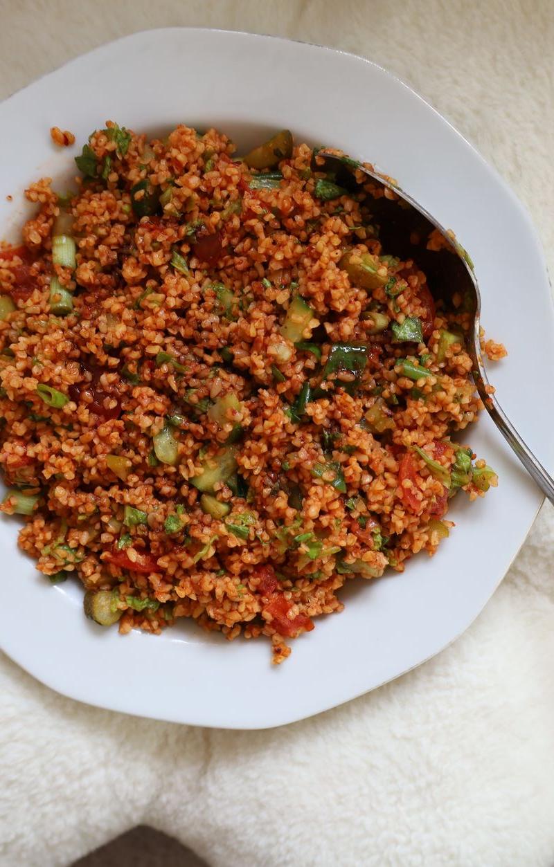 Turkish Bulgur Salad with Pomegranate
