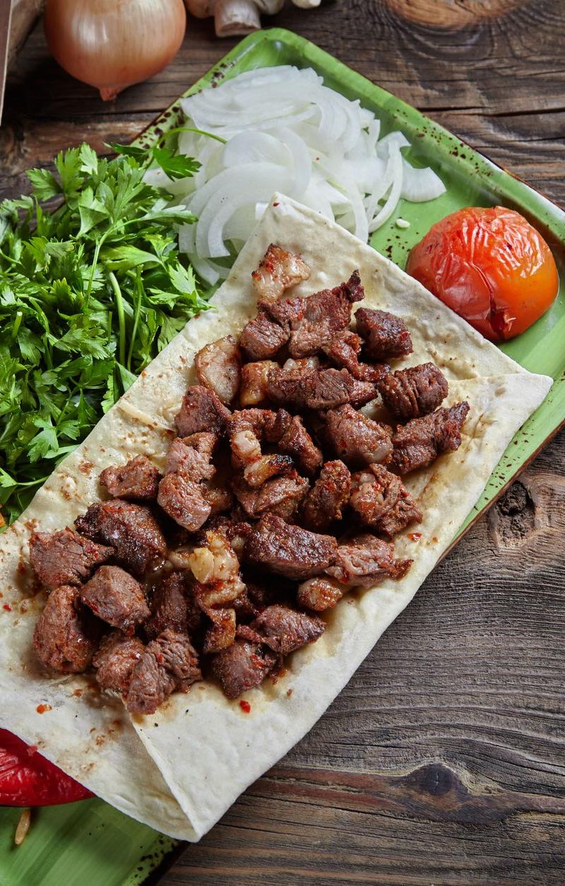 Turkish Lamb Kebab Platter