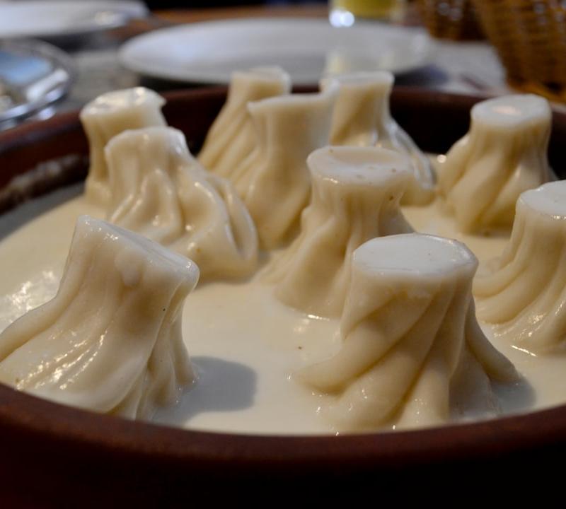 Turkish Lamb Manti with Yogurt