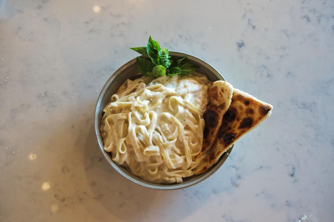 Turkish Pasta with Garlic Yogurt