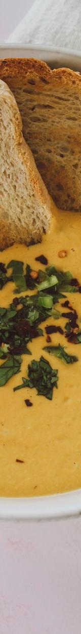 20-Min Turkish Red Lentil Soup with Crispy Bread
