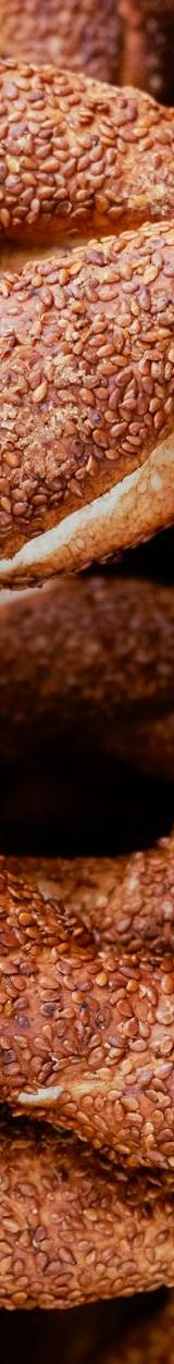 Turkish Simit Breakfast