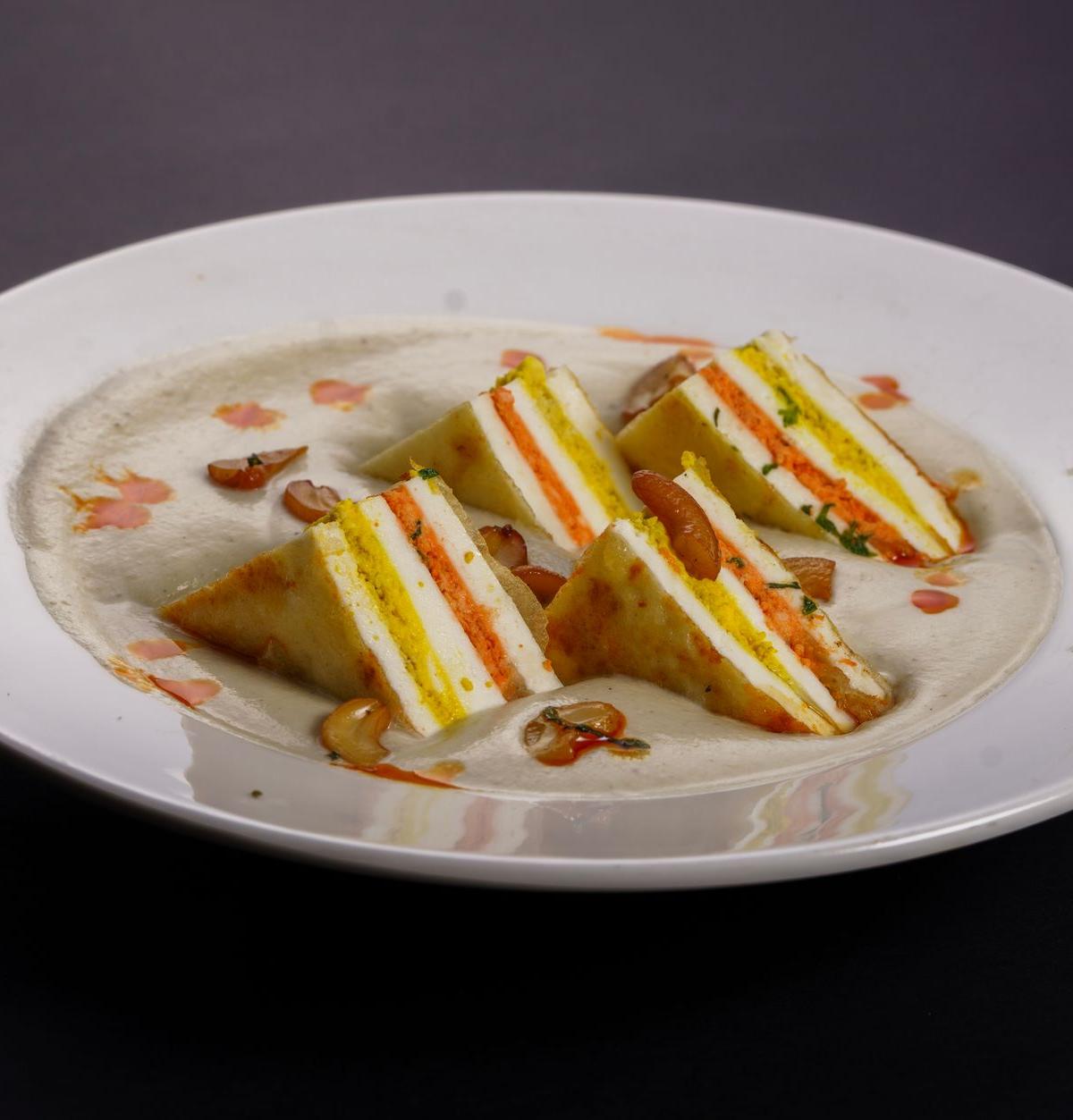 Turmeric Paneer in Cream Sauce