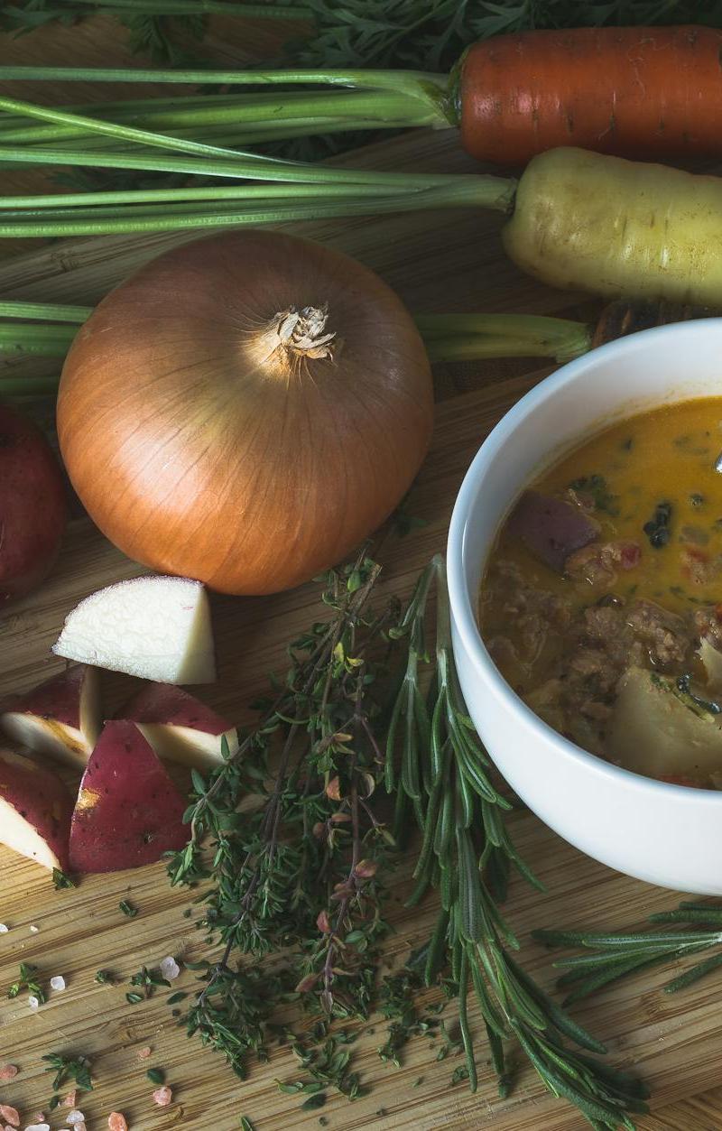20-Min Tuscan Sausage & Kale Soup