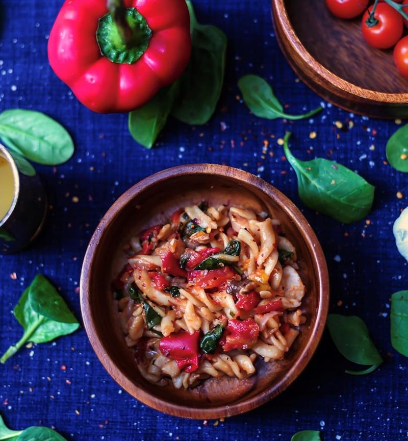 Tuscan White Bean Pasta