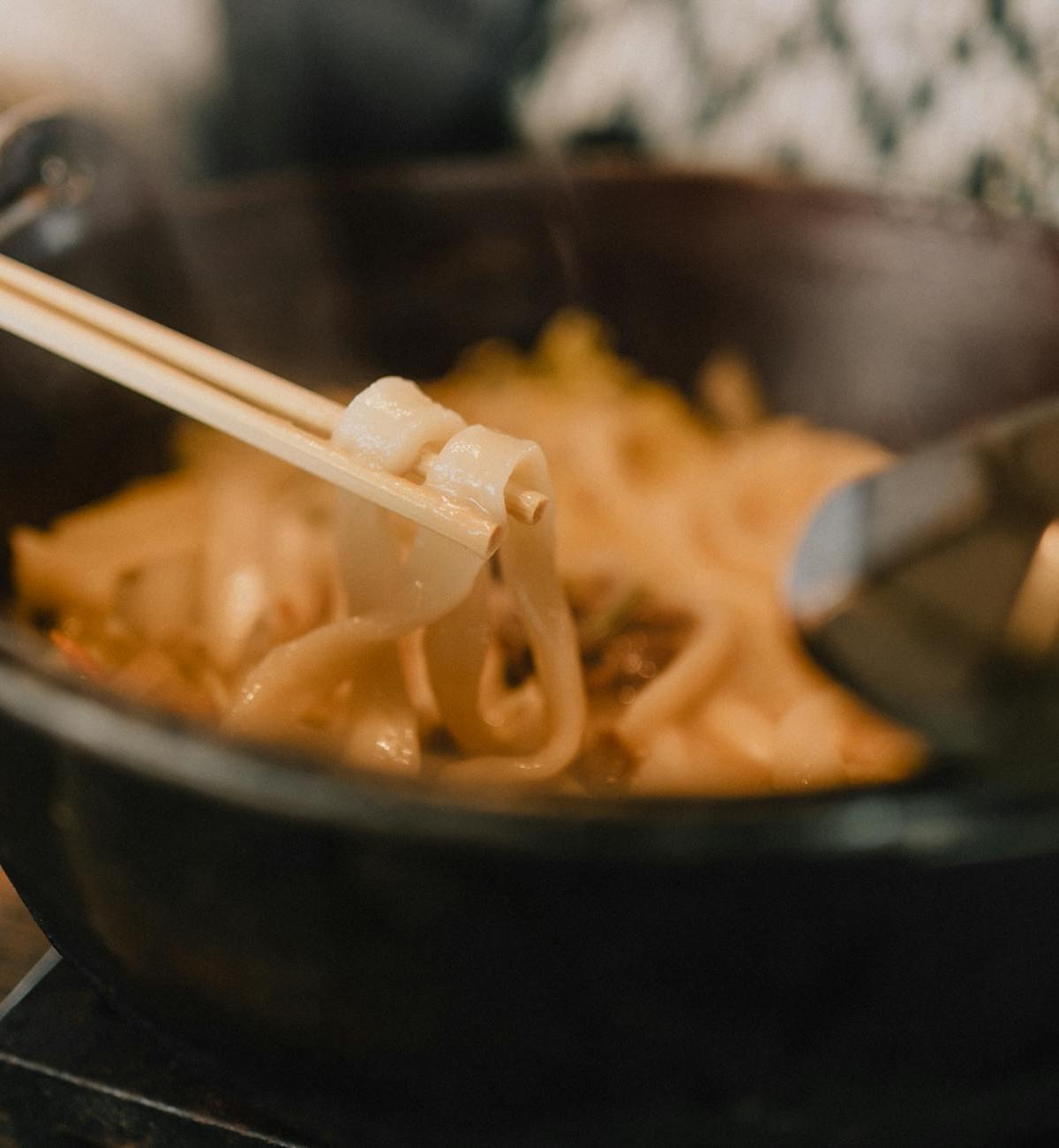 Umami Udon Noodle Soup with Chicken and Shrimp
