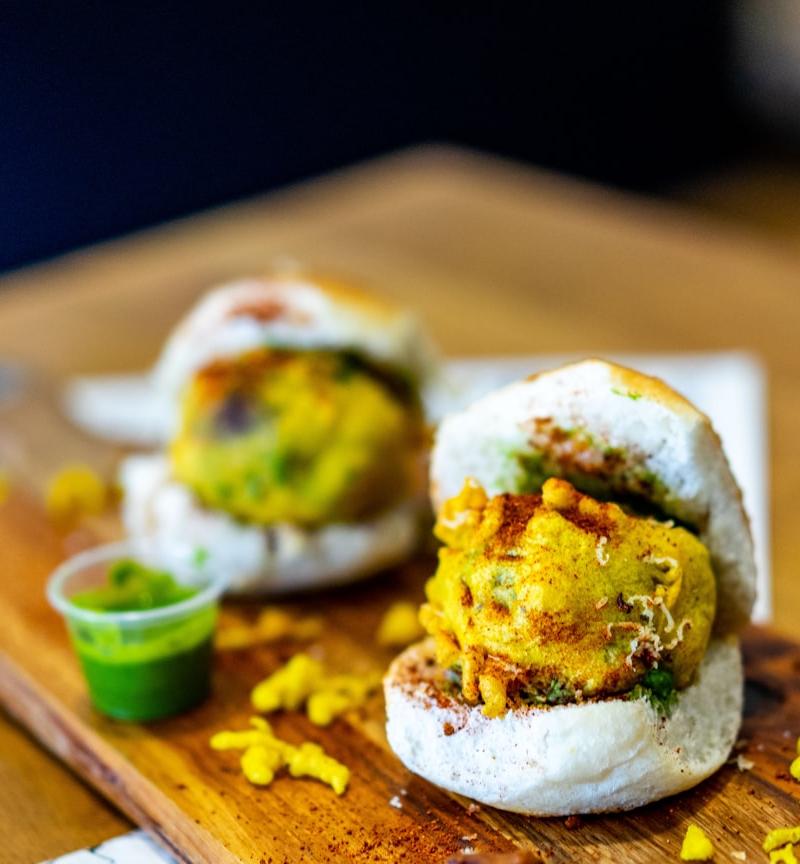 Vada Pav: Spiced Potato Fritter Sandwich