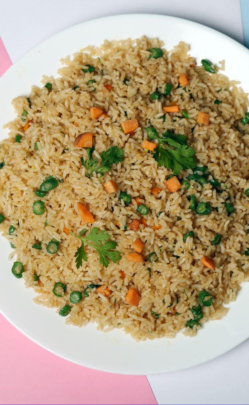25-Minute Vegetable Pulao with Green Chutney