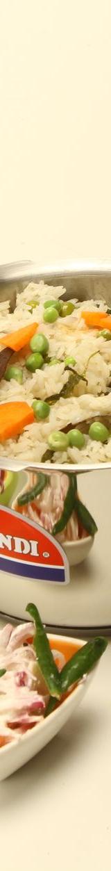 25-Min Vegetable Pulao with Raita & Fresh Sides