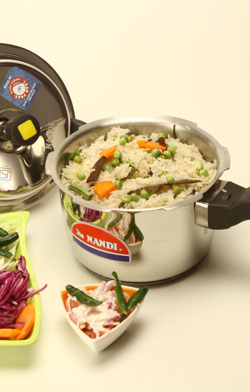 25-Min Vegetable Pulao with Raita & Fresh Sides