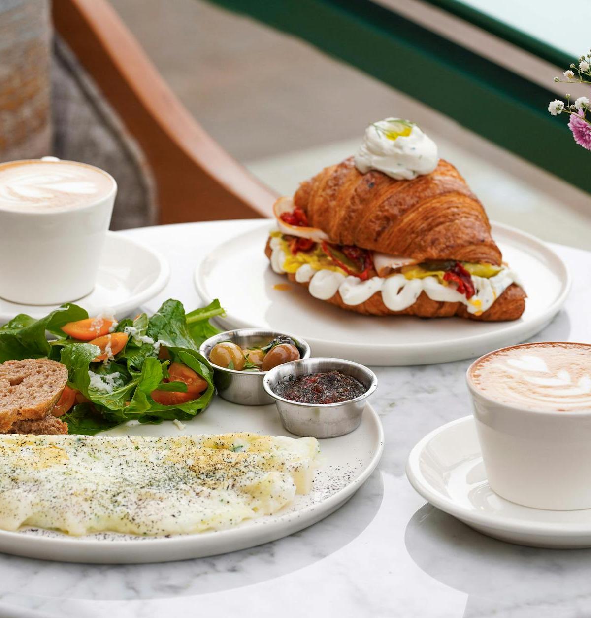 Veggie-Loaded Egg White Omelette Board