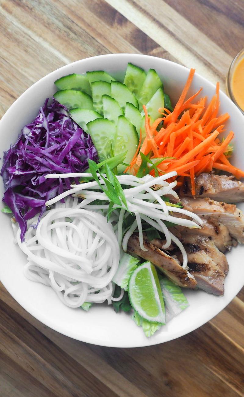 Vietnamese Chicken Noodle Salad