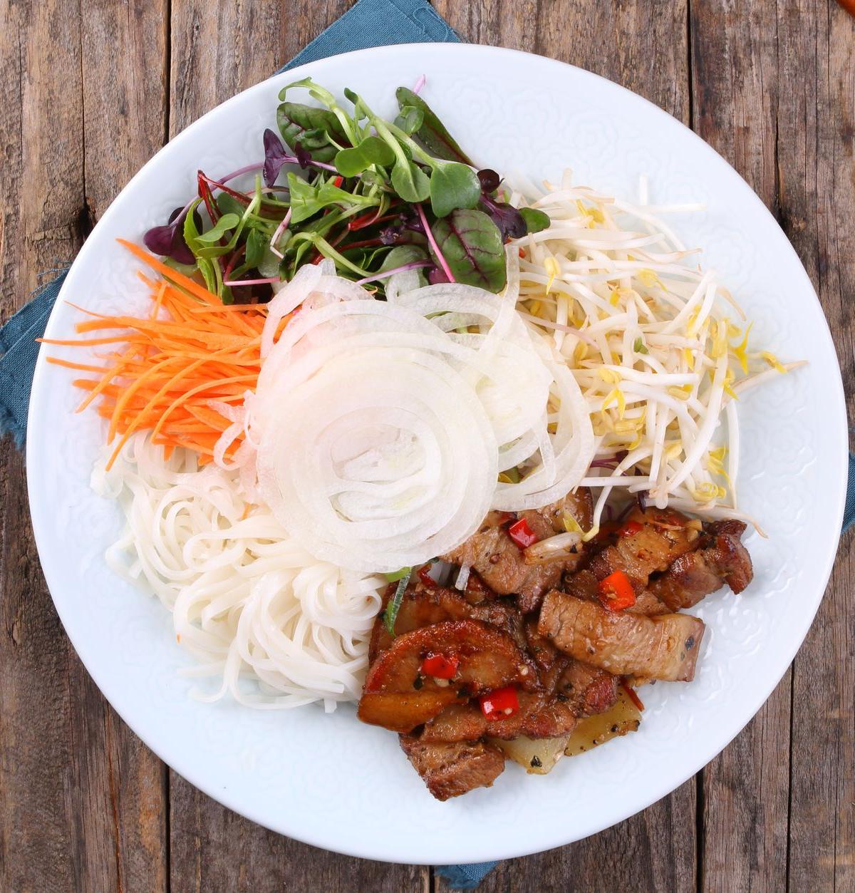 Vietnamese Chicken Noodle Salad