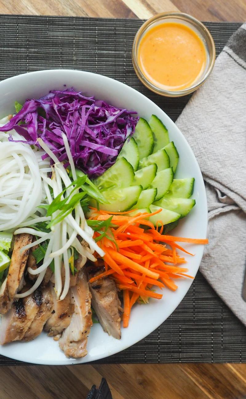 Vietnamese Chicken Noodle Salad