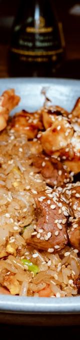 Vietnamese Fried Rice with Shrimp and Chicken