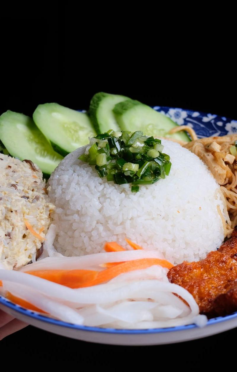 Vietnamese Grilled Pork Chop Rice Bowl