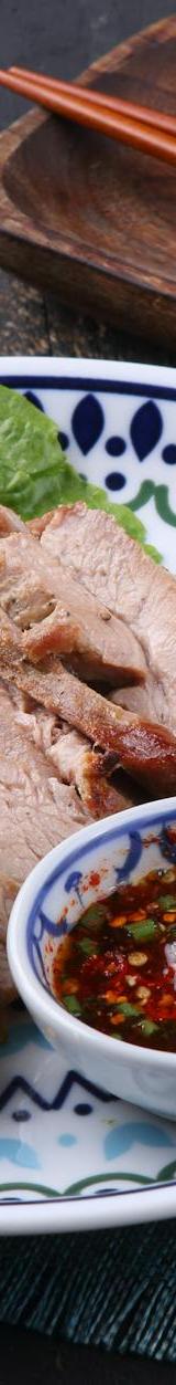 Vietnamese Grilled Pork with Dipping Sauce