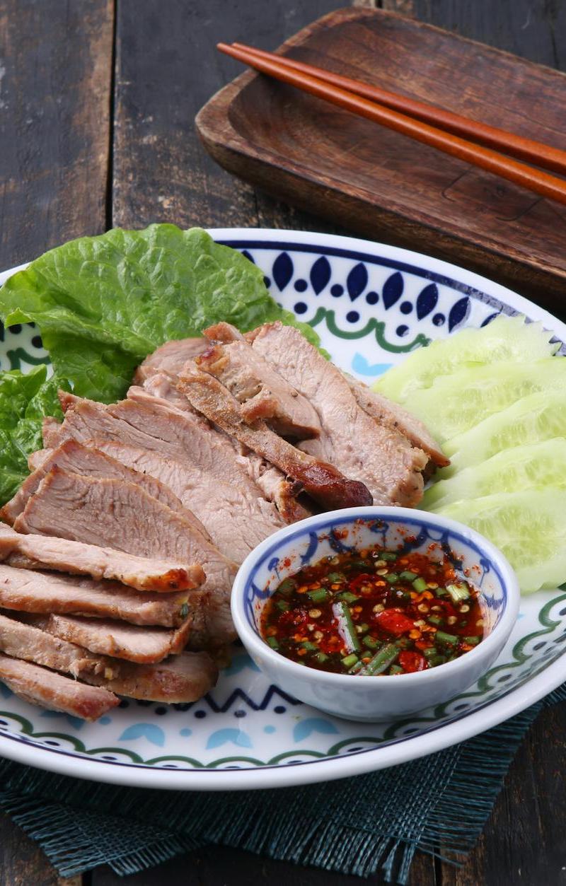 Vietnamese Grilled Pork with Dipping Sauce