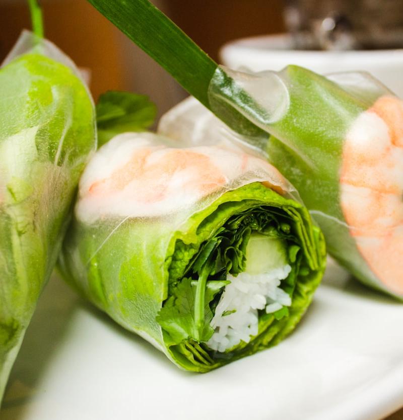Vietnamese Shrimp Spring Rolls