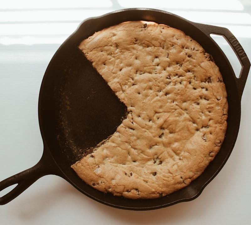 Warm Chocolate Chip Skillet Cookie