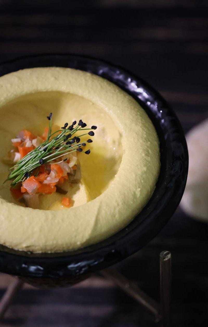 Warm Mushroom Hummus