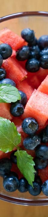 Watermelon & Blueberry Breakfast Bowl