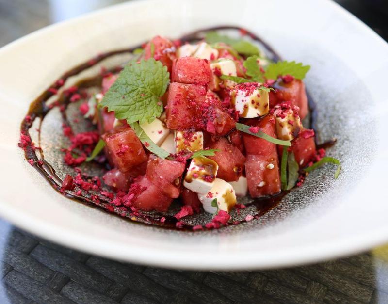 Watermelon Feta Mint Salad