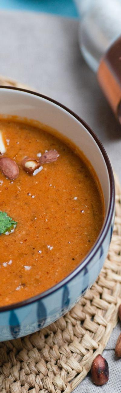 West African Peanut Soup with Chicken