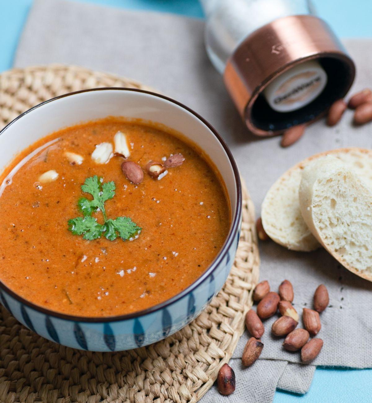 West African Peanut Soup with Chicken