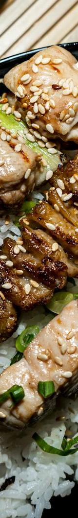 20-Min Yakitori Chicken with Rice & Furikake