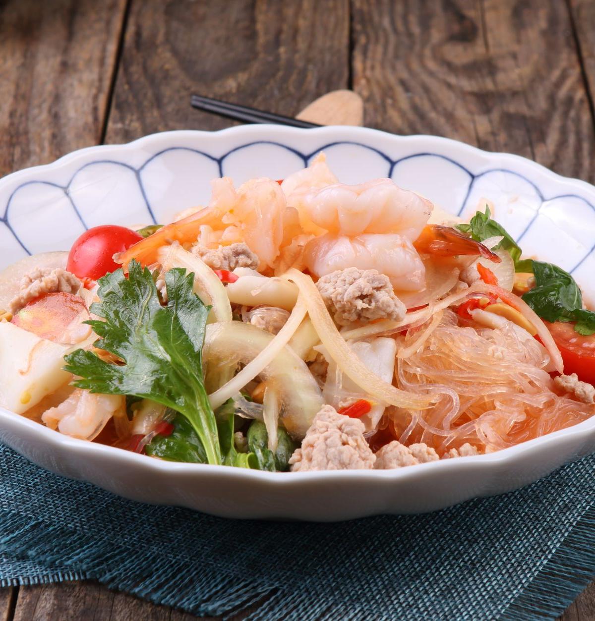 Yam Mama (Thai Chili-Lime Shrimp & Pork)