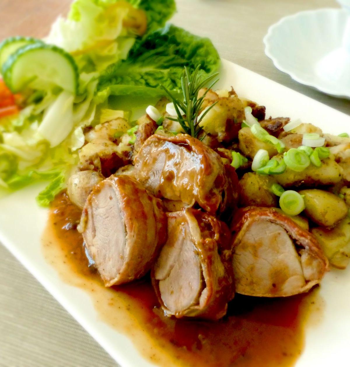 Quick Yucatán Pork Stew with Roasted Sides