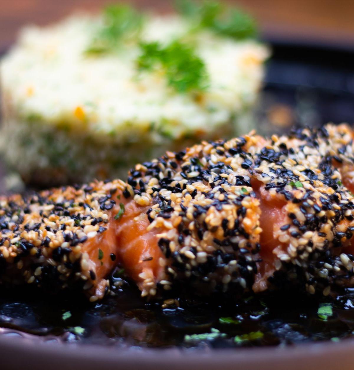 Za'atar Crusted Salmon