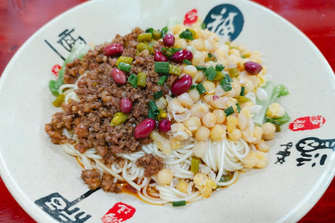 Zhajiangmian (Noodles with Bean Sauce)