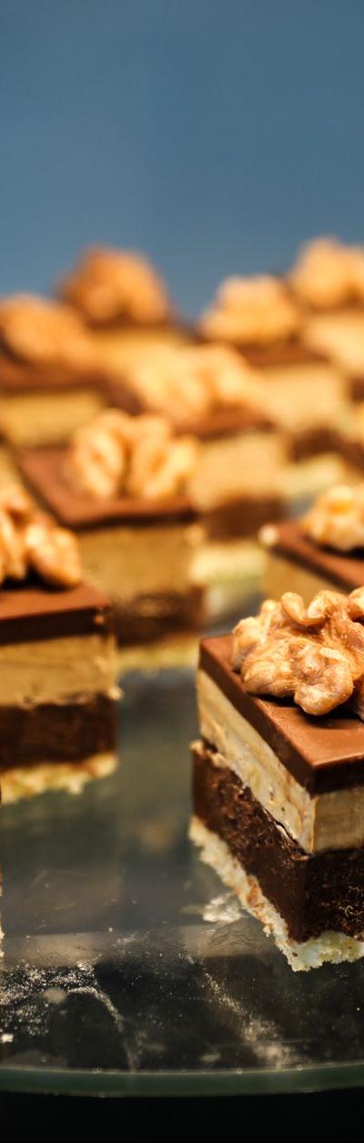 Zserbó: Apricot & Walnut Bars