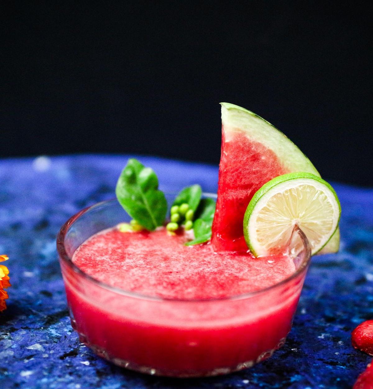 Salted Watermelon Lime Juice