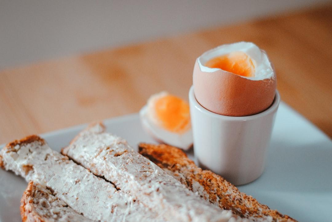 Jammy Eggs with Buttered Toast