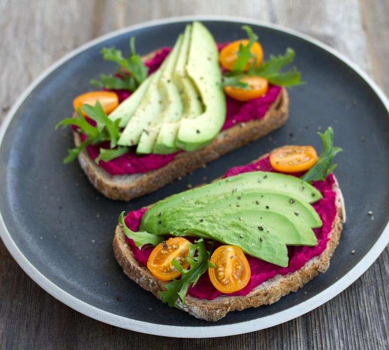 Hummus Avocado Sandwich