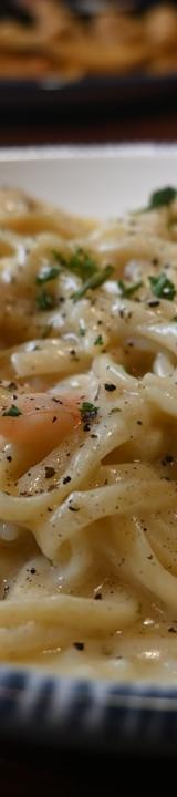 Cottage Cheese Alfredo Fettuccine