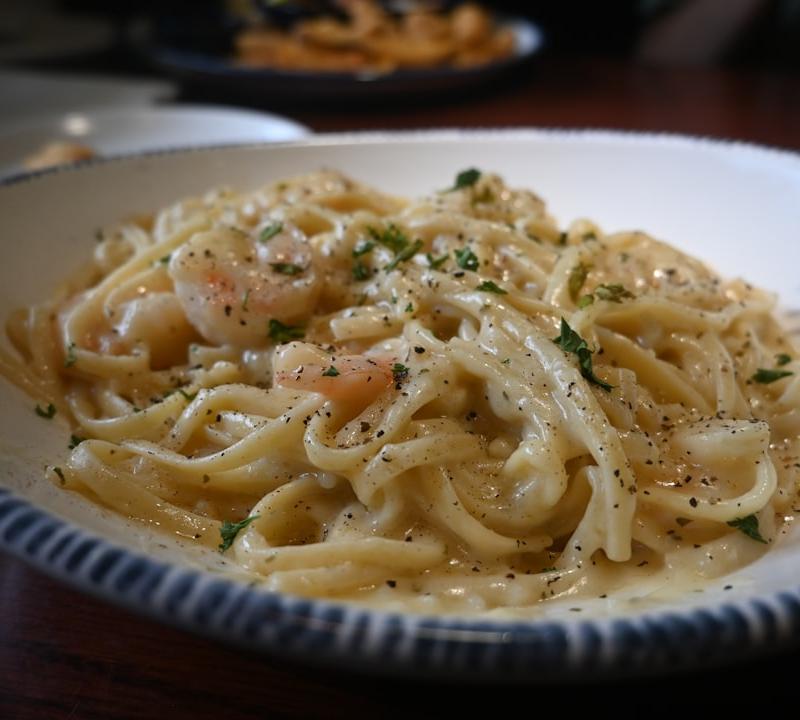 Cottage Cheese Alfredo Fettuccine