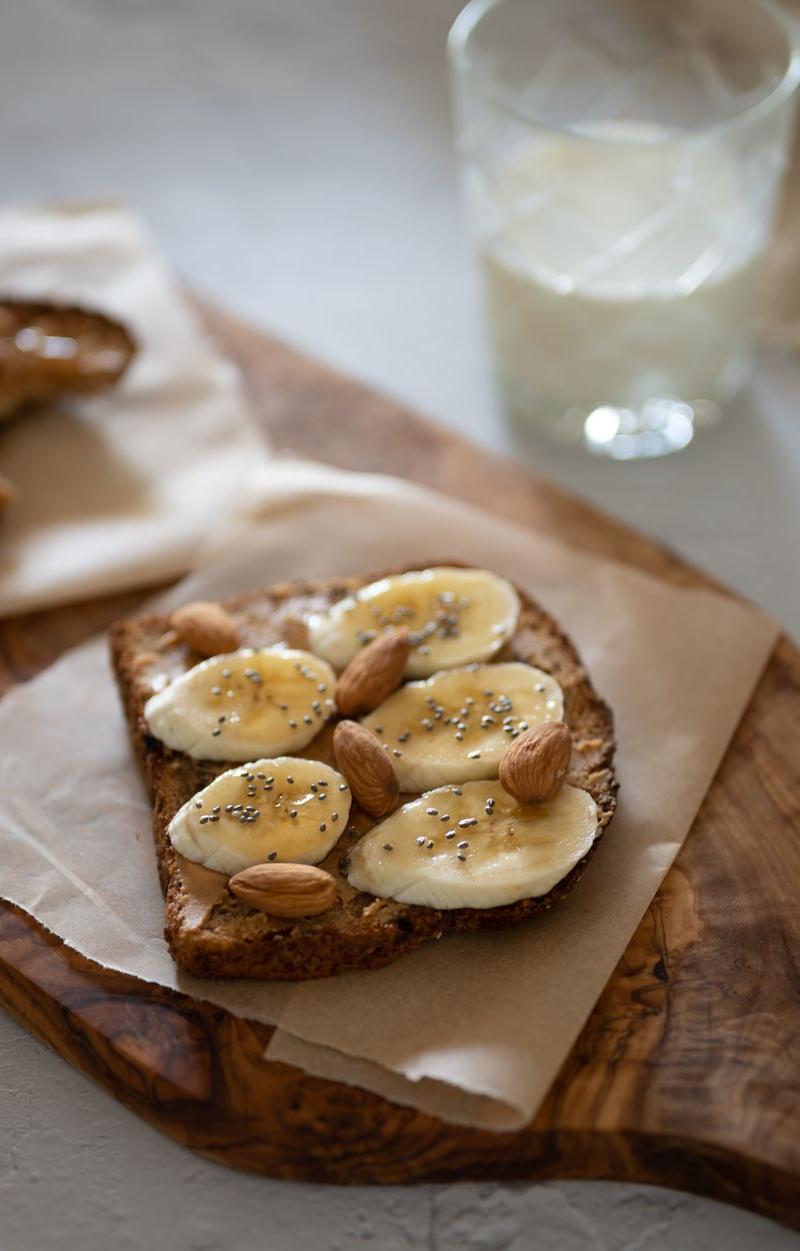 Honey Banana Cottage Cheese Toast