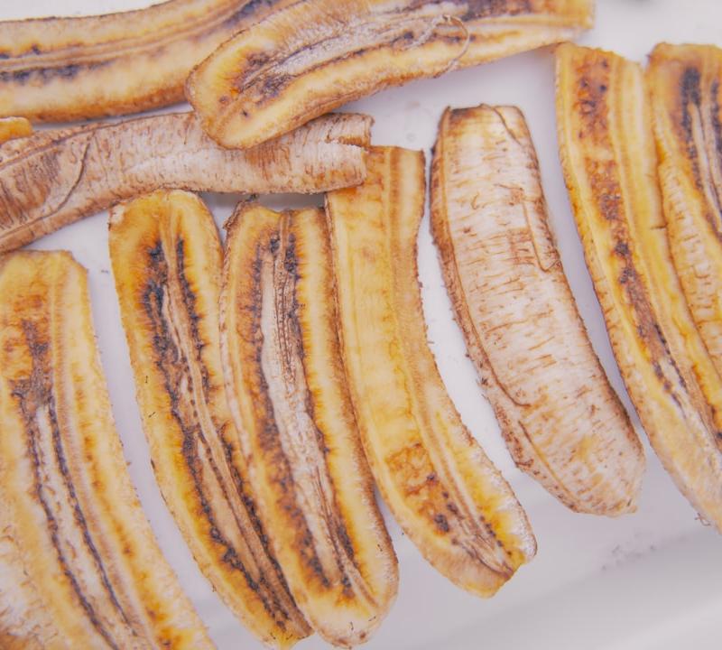 Cinnamon Sugar Banana Bites