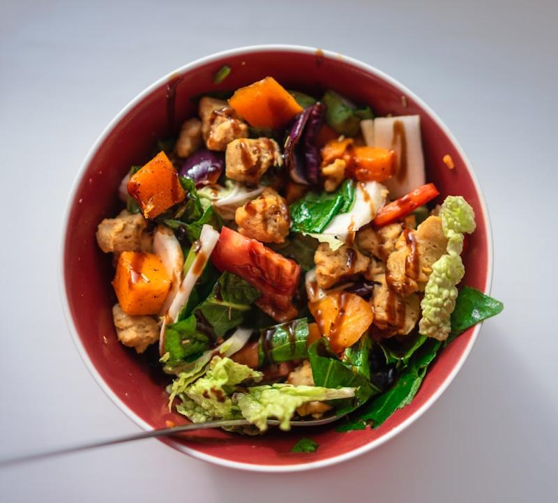 5-Min Sesame Chicken Slaw