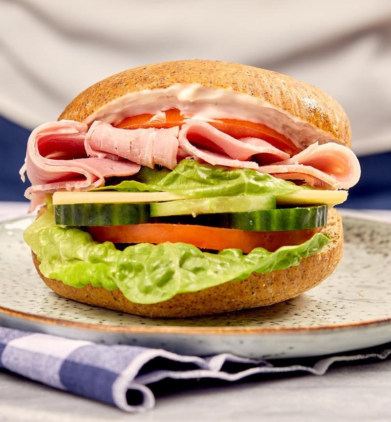 Honey Ham & Swiss on Toast