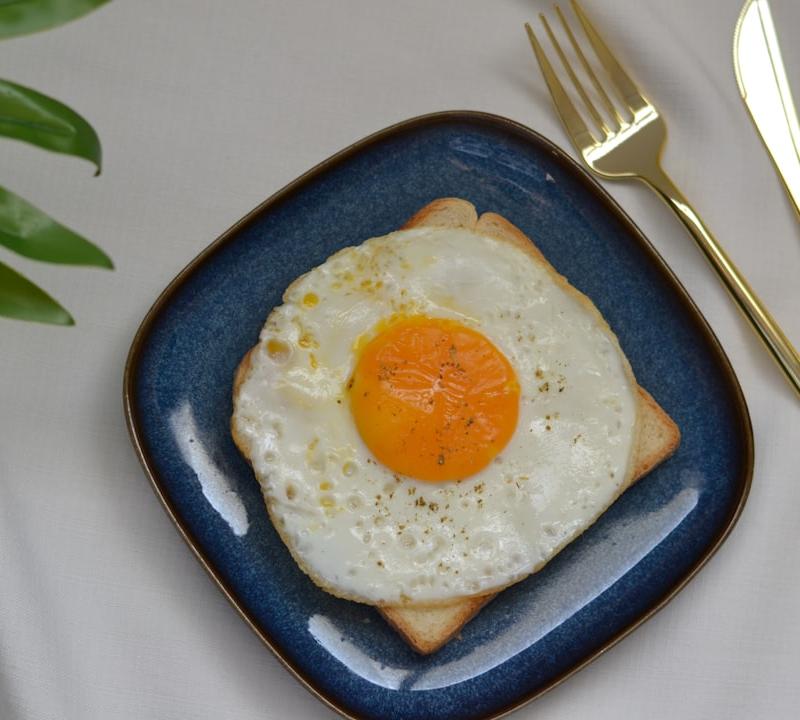 Golden Egg Fried Bread