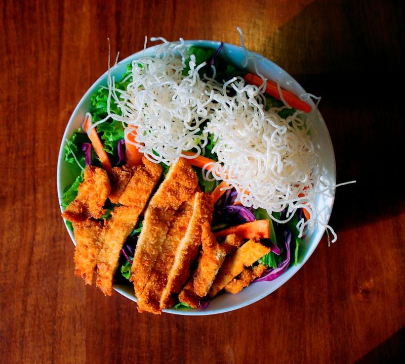 Sesame Chicken Crunch Salad