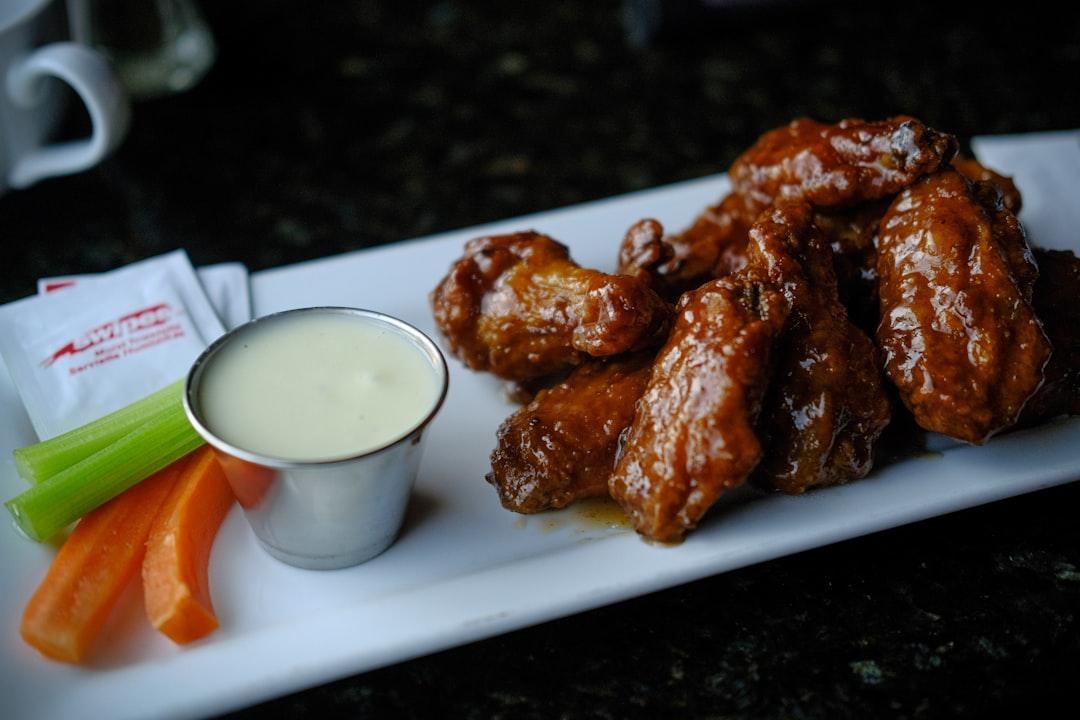 Maple Dijon Glazed Chicken Wings